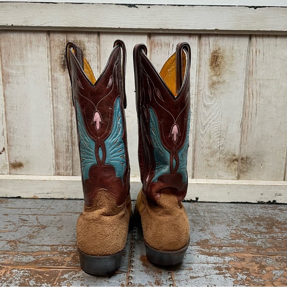 Caborca Butterfly Cowboy Boots - Picture 4 of 16